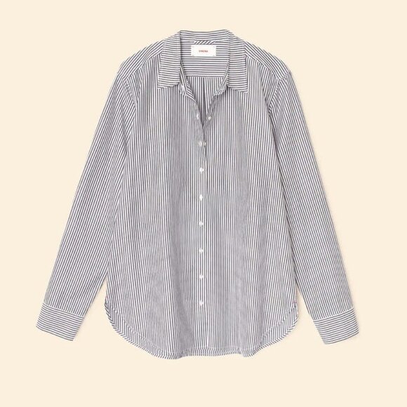 Xirena Striped Beau Button Down Shirt S - Picture 4 of 16